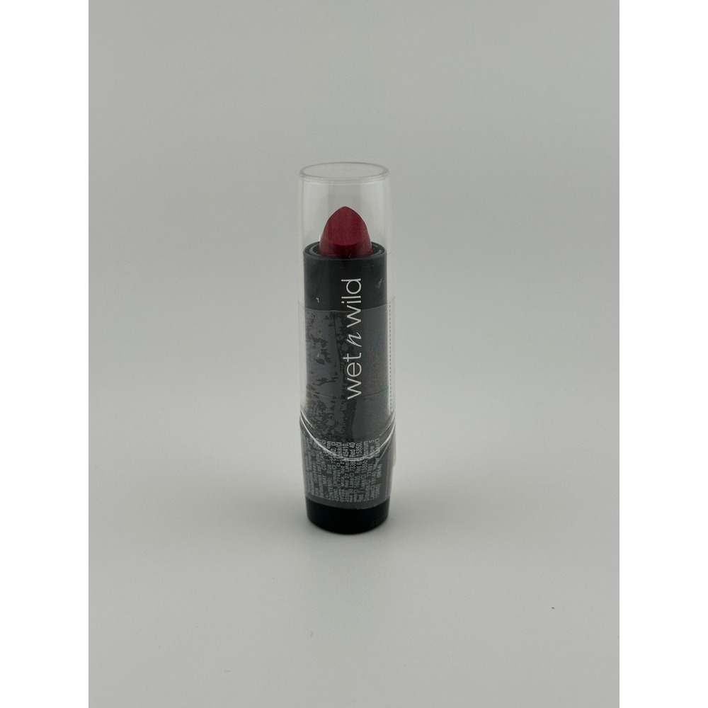 Wet n Wild Lipstick 538A 0.13oz Just Garnet New Silk Finish Deep Berry